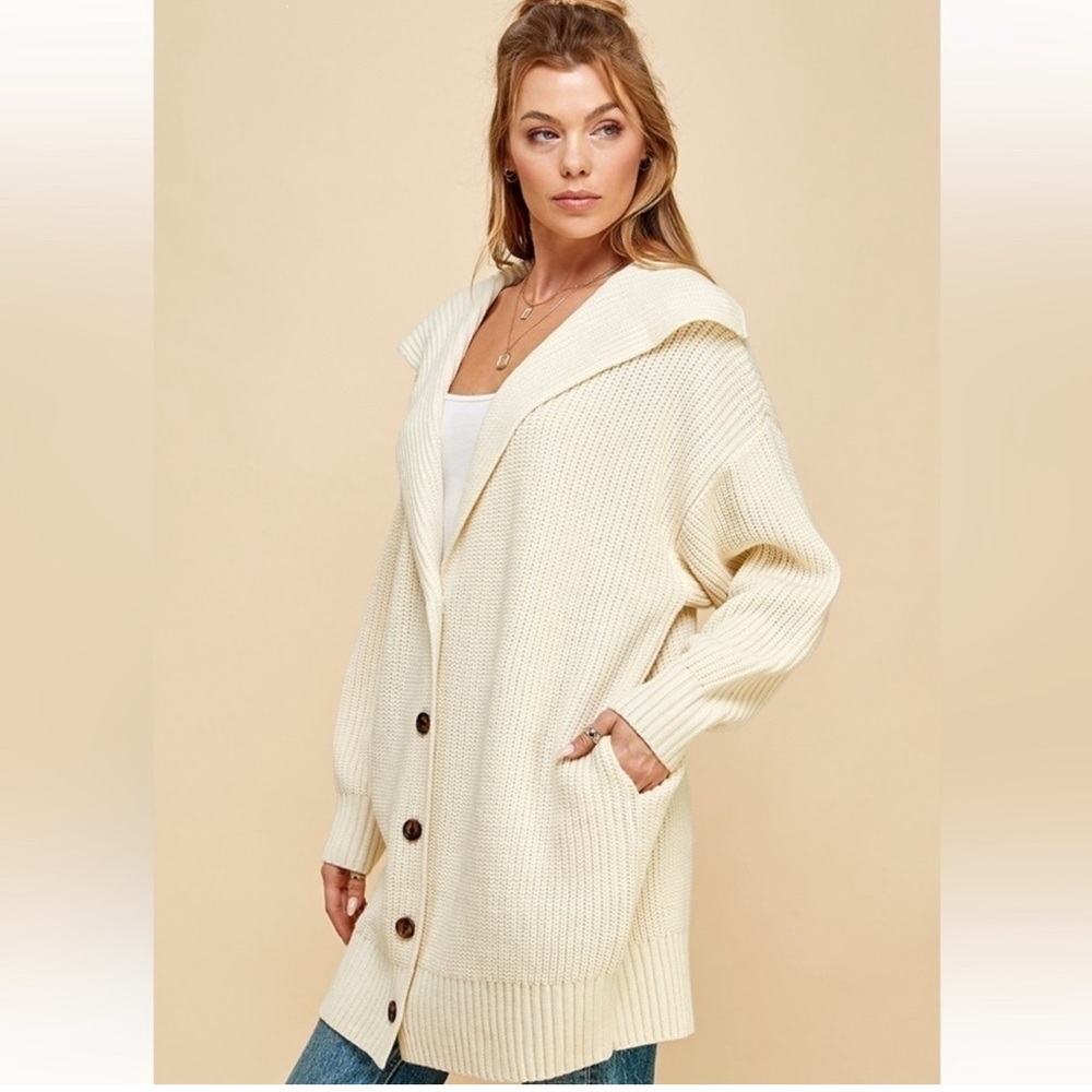 Cozy Cream Women's Sweater - Picture 4 of 5